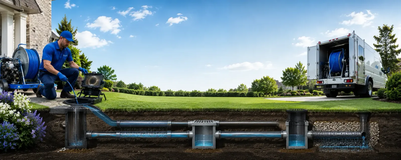 Outdoor drain cleaning information for Minden City, MI